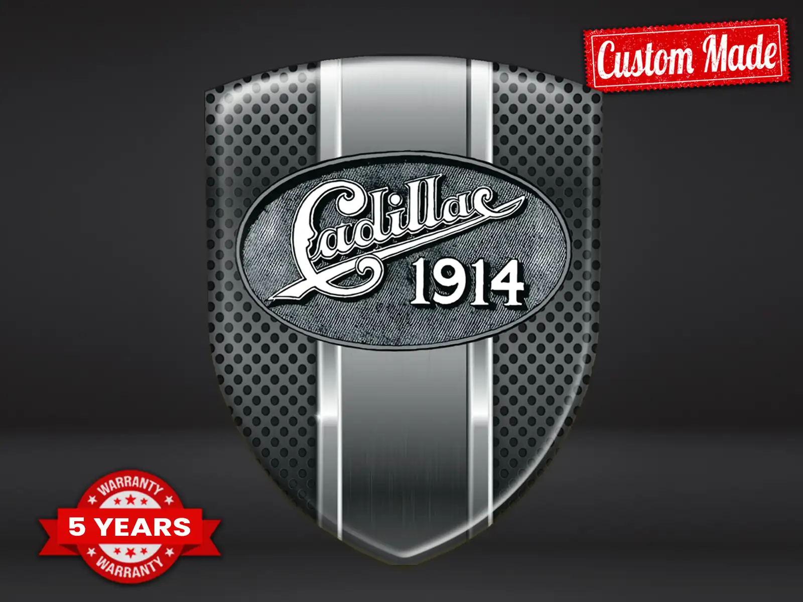 Cadillac Kuppelaufkleber Feinkorn Premium Max Robust